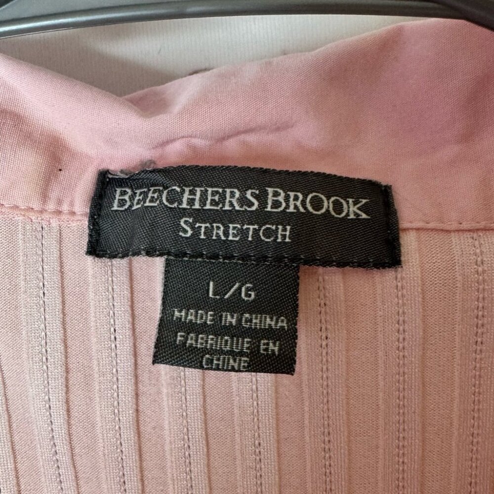 Beechers Brook Tshirt Collared Button Down Button… - image 5